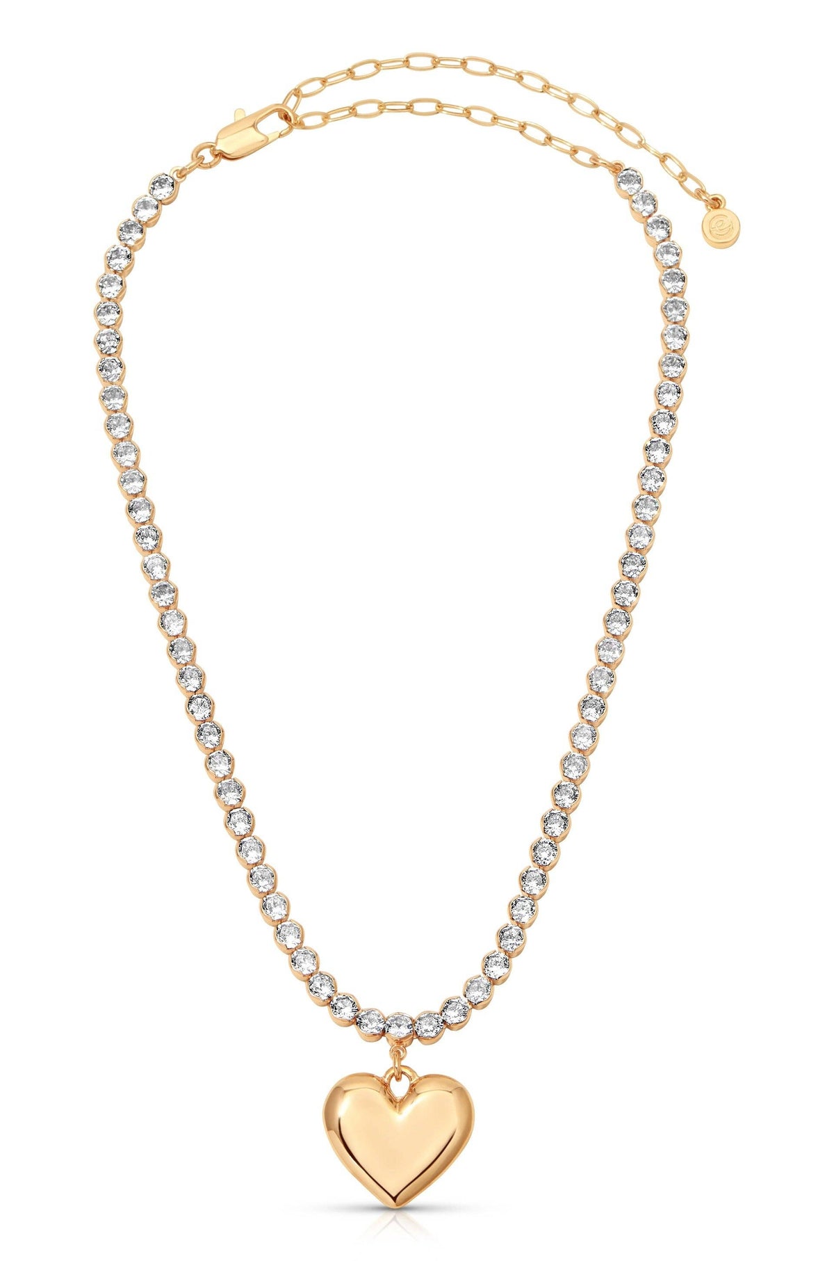 Ettika Luminous Love Tennis Necklace