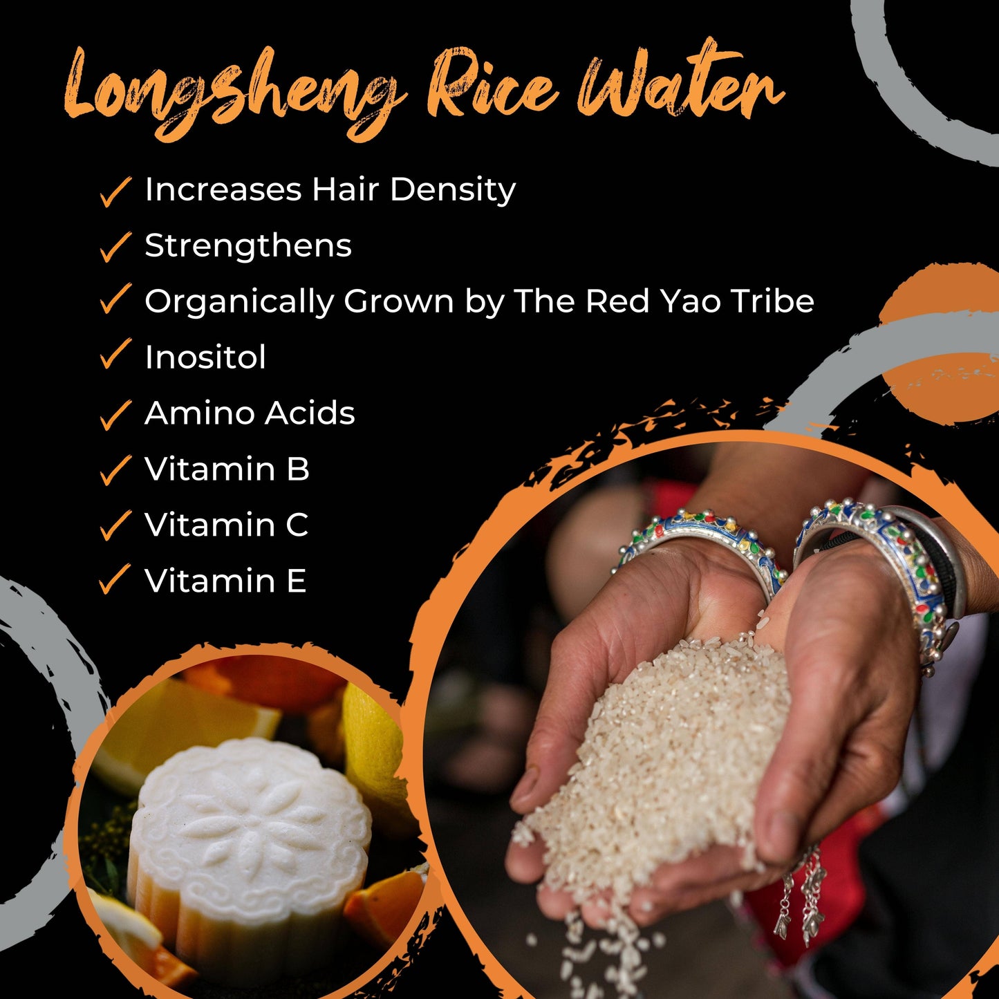 Viori Rice Water Shampoo Bar | Citrus Zest EO | Oily Hair