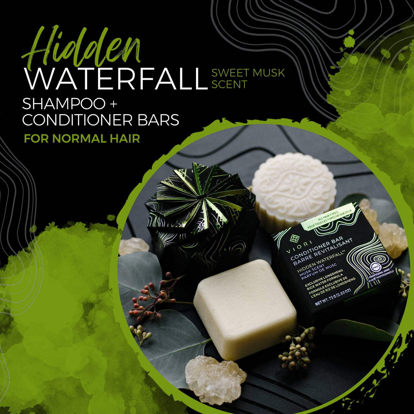 Rice Water Conditioner Bar | Hidden Waterfall™ | All Hair