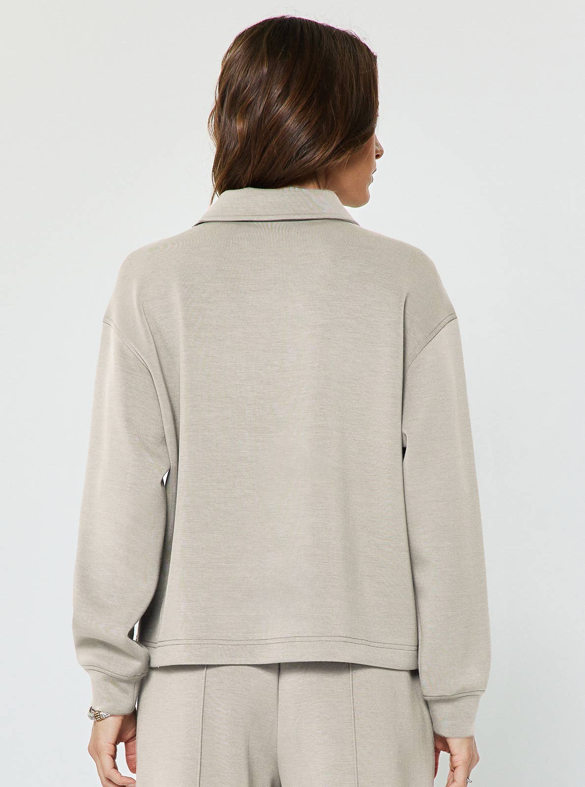 Current Air Collared Half-Zip Pullover Sweatshirt