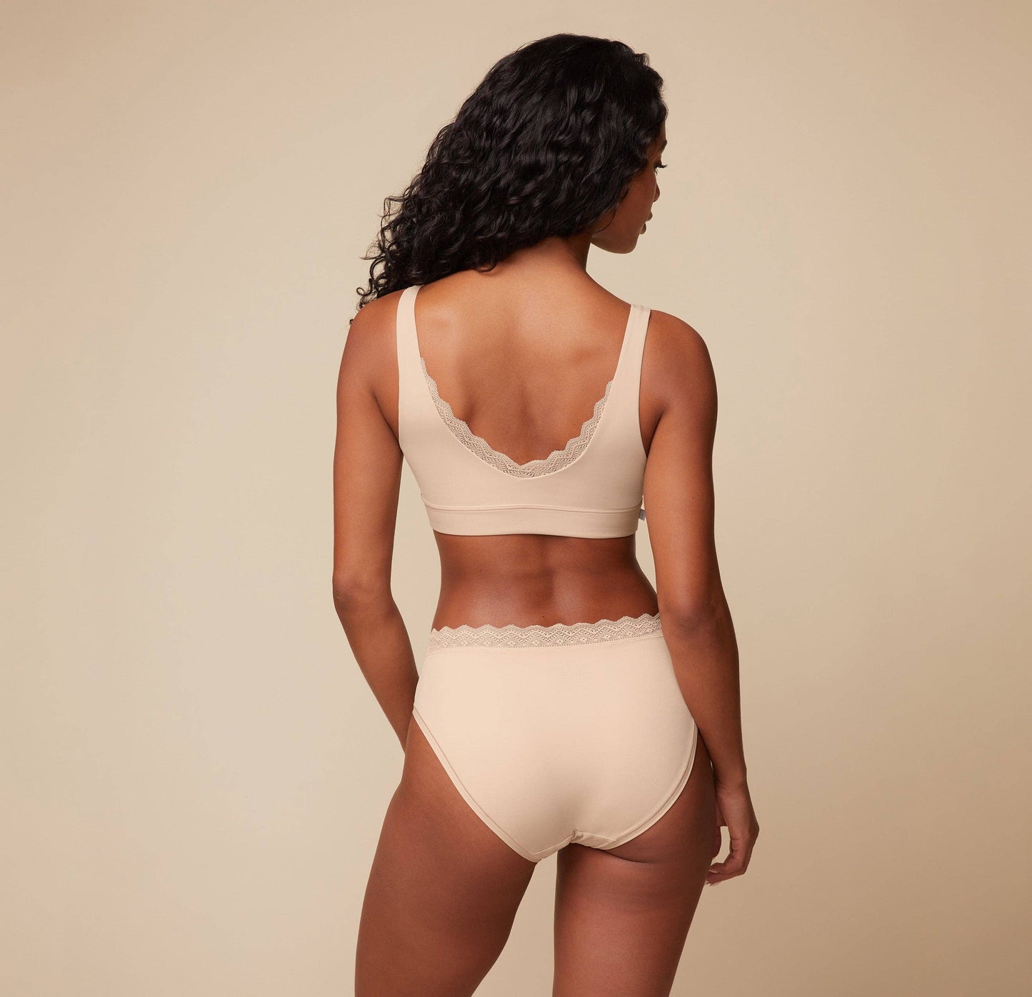 Bliss Lace Bralette - Beige
