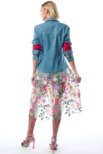 Aratta Celine Maxi Shirt | Floral Button Down | Floral Shirt Dress