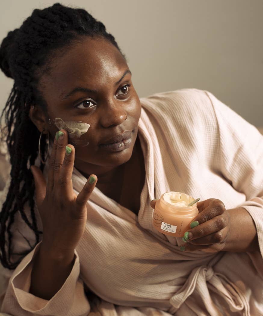 UpCircle Eco Anti-Aging Spa Night Cream with Hyaluronic Acid and Niacinamide