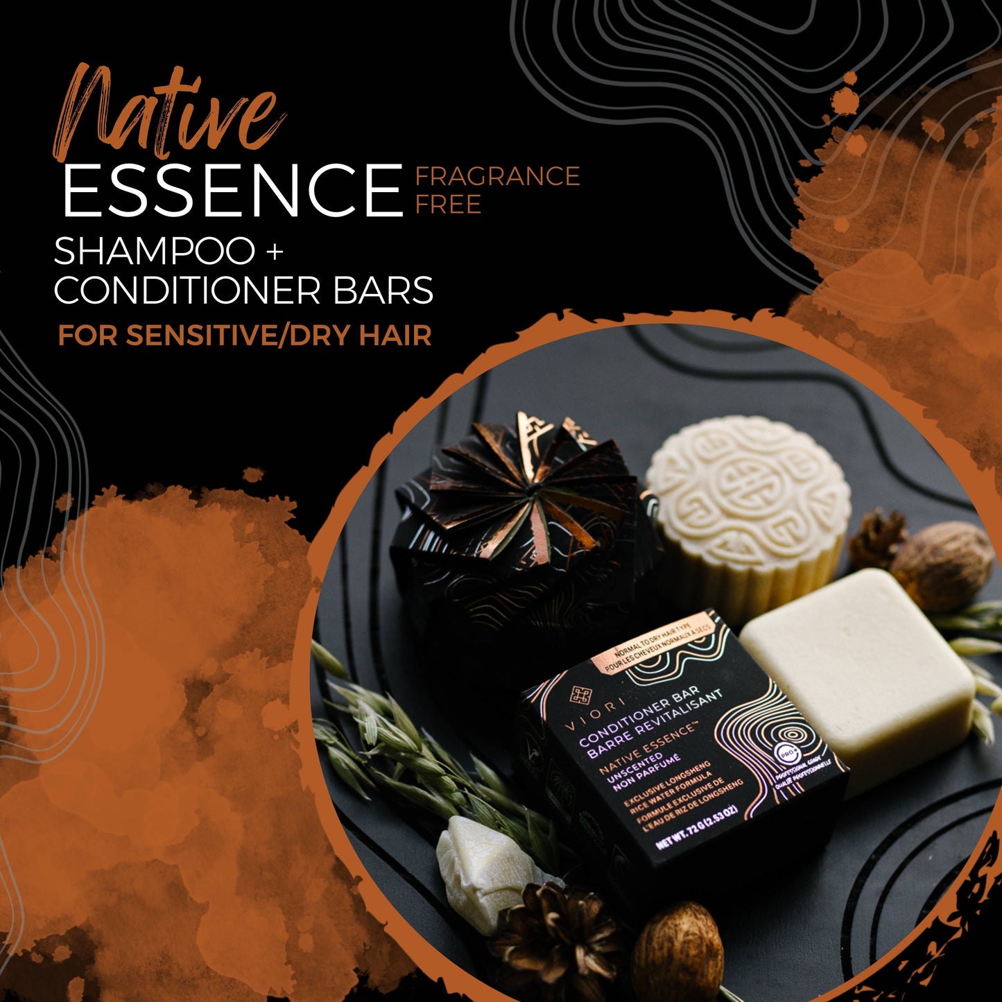 Rice Water Shampoo Bar | Native Essence™ | Dry Hair