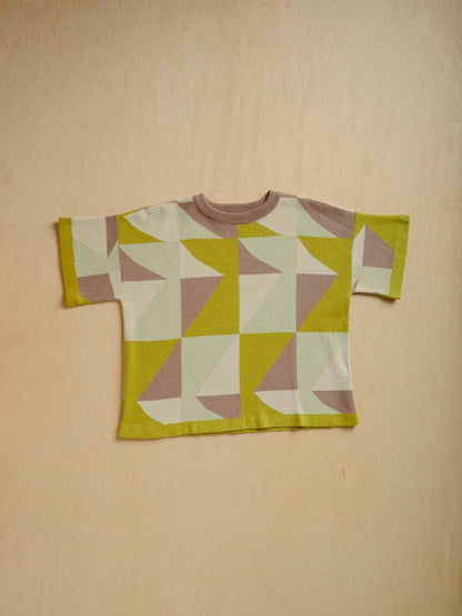 The Endery Calder Sweater Tee in the Vista Palette