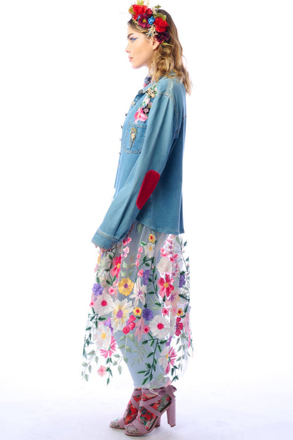 Aratta Celine Maxi Shirt | Floral Button Down | Floral Shirt Dress
