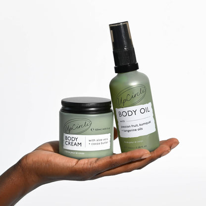 UpCircle Vegan Body Cream with Aloe Vera + Cocoa Butter for dry skin