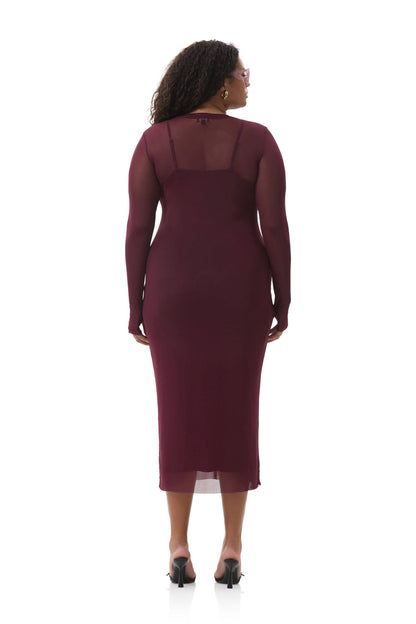 AFRM Ashland Midi Dress - Fig