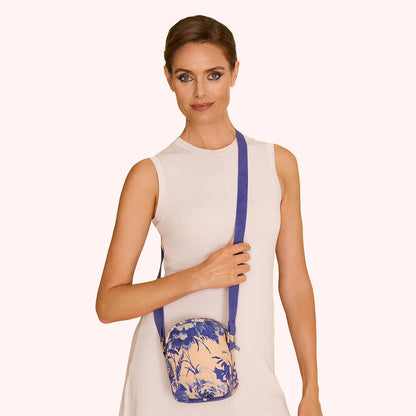 Canvas Out and About Bag - China Blue Blooms