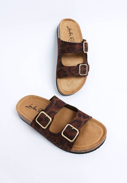 London Rag Gloriosa The Double Strap Slide Sandals