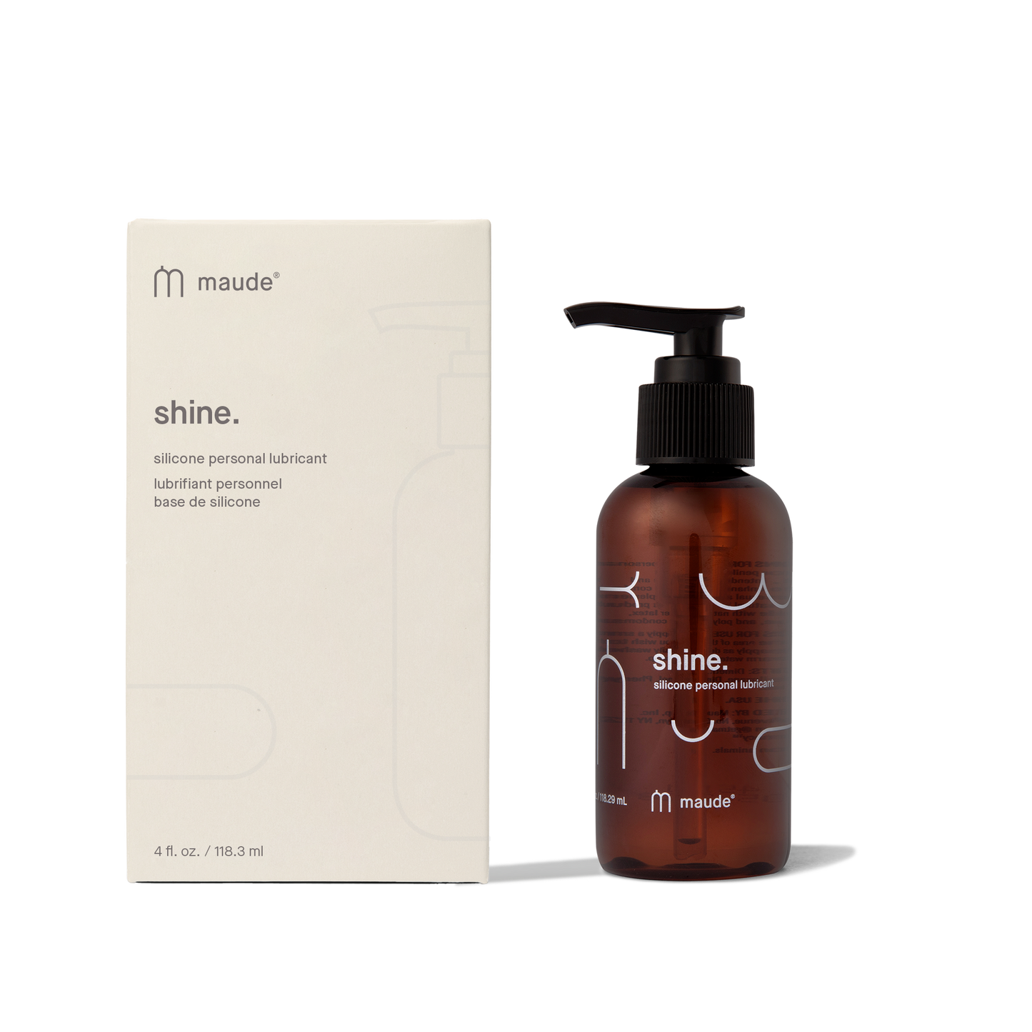 Maude Shine Silicone Personal Lubricant 4 oz