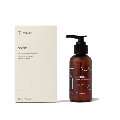 Maude Shine Silicone Personal Lubricant 4 oz