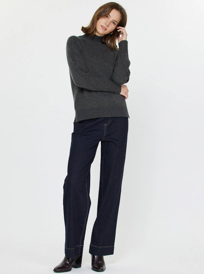 Current Air Cashmere Blend Turtleneck Sweater