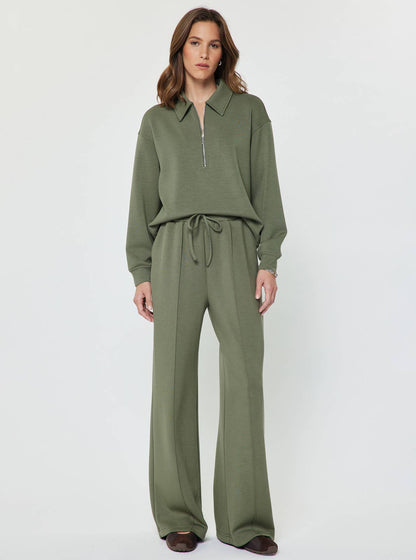 Current Air Wide Leg Modal Drawstring Sweatpants