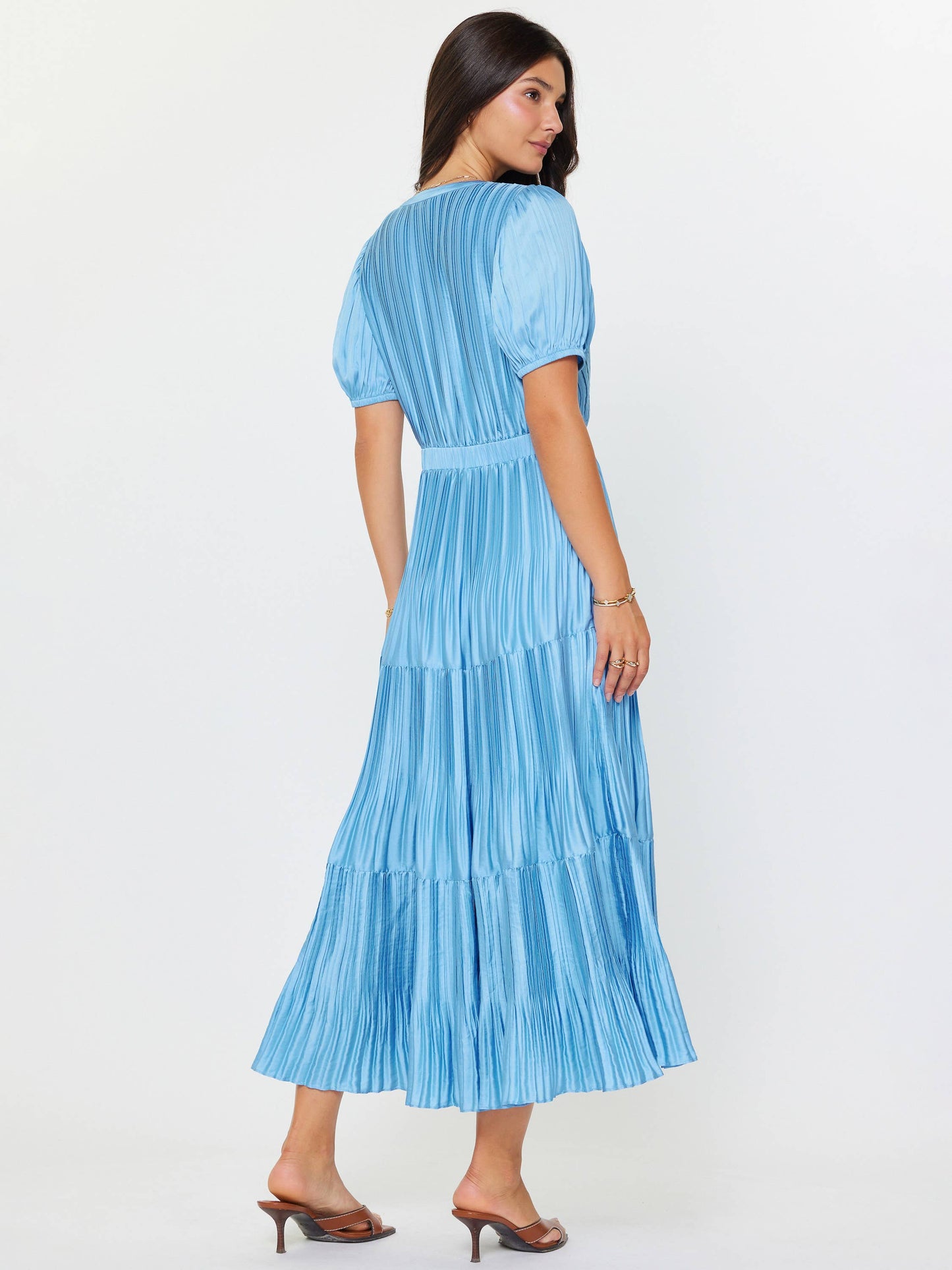 Current Air Pleated Maxi Dress