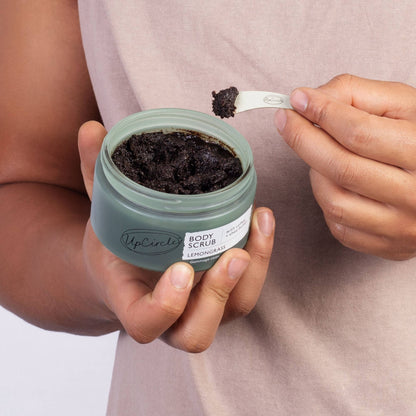 UpCircle Eco Friendly Lemongrass Body Scrub with Coffee + Shea Butter
