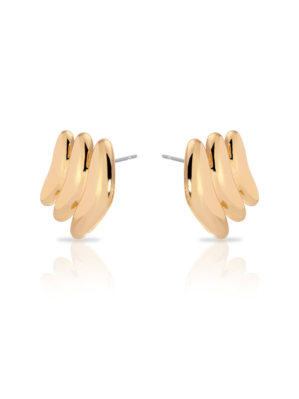 Ettika Metal Moderna Studs
