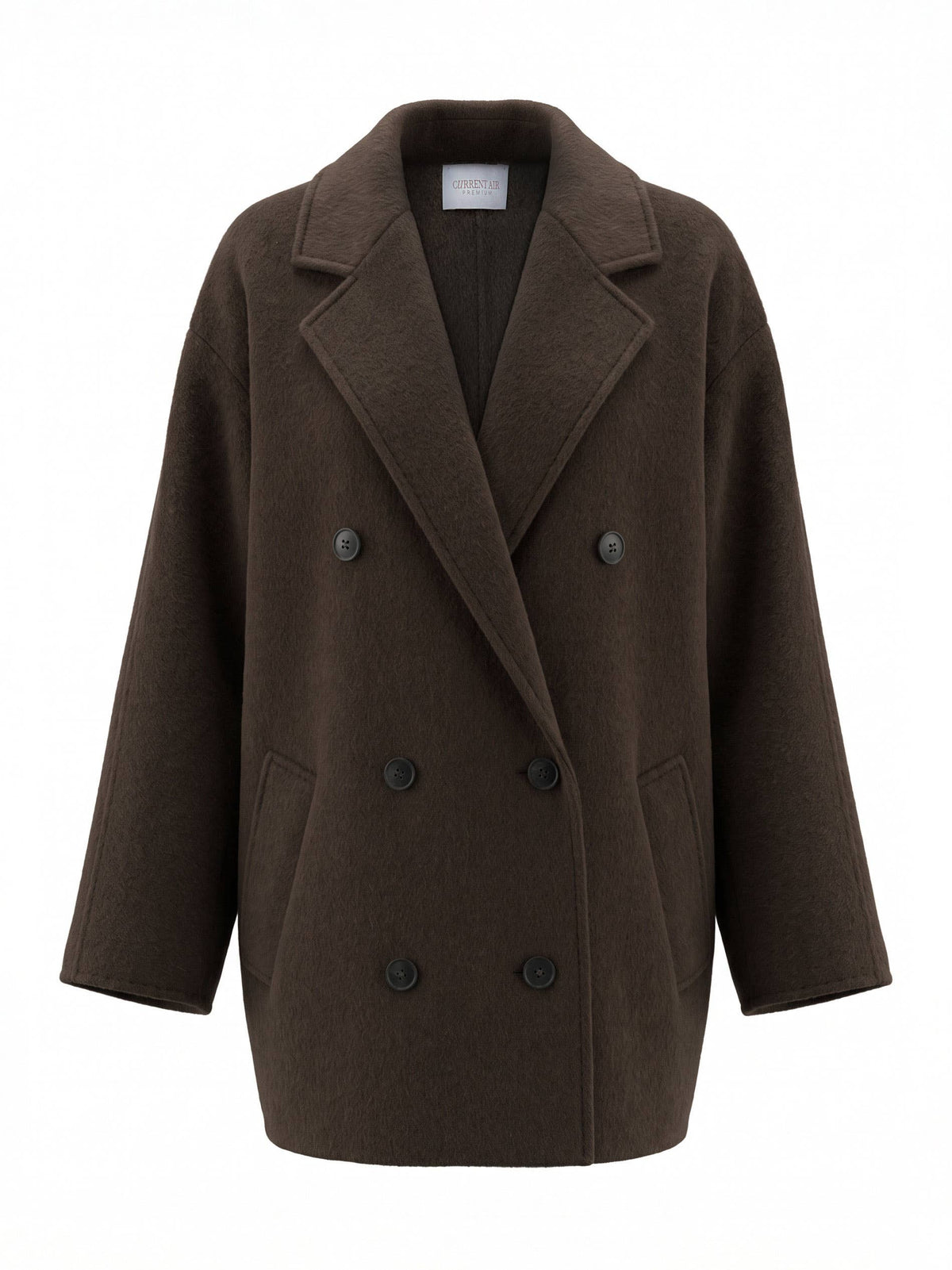 Current Air Double Breasted Wool Coat