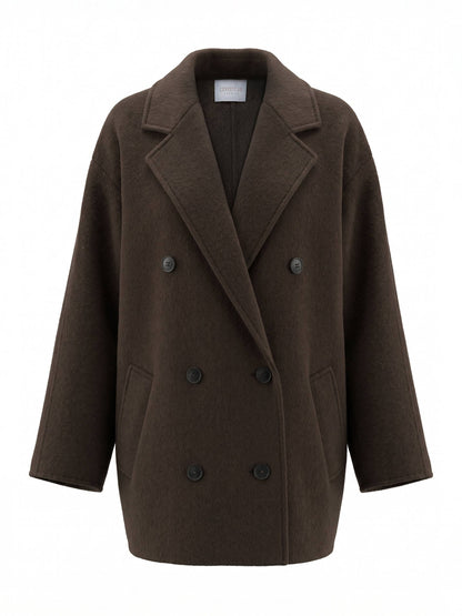 Current Air Double Breasted Wool Coat