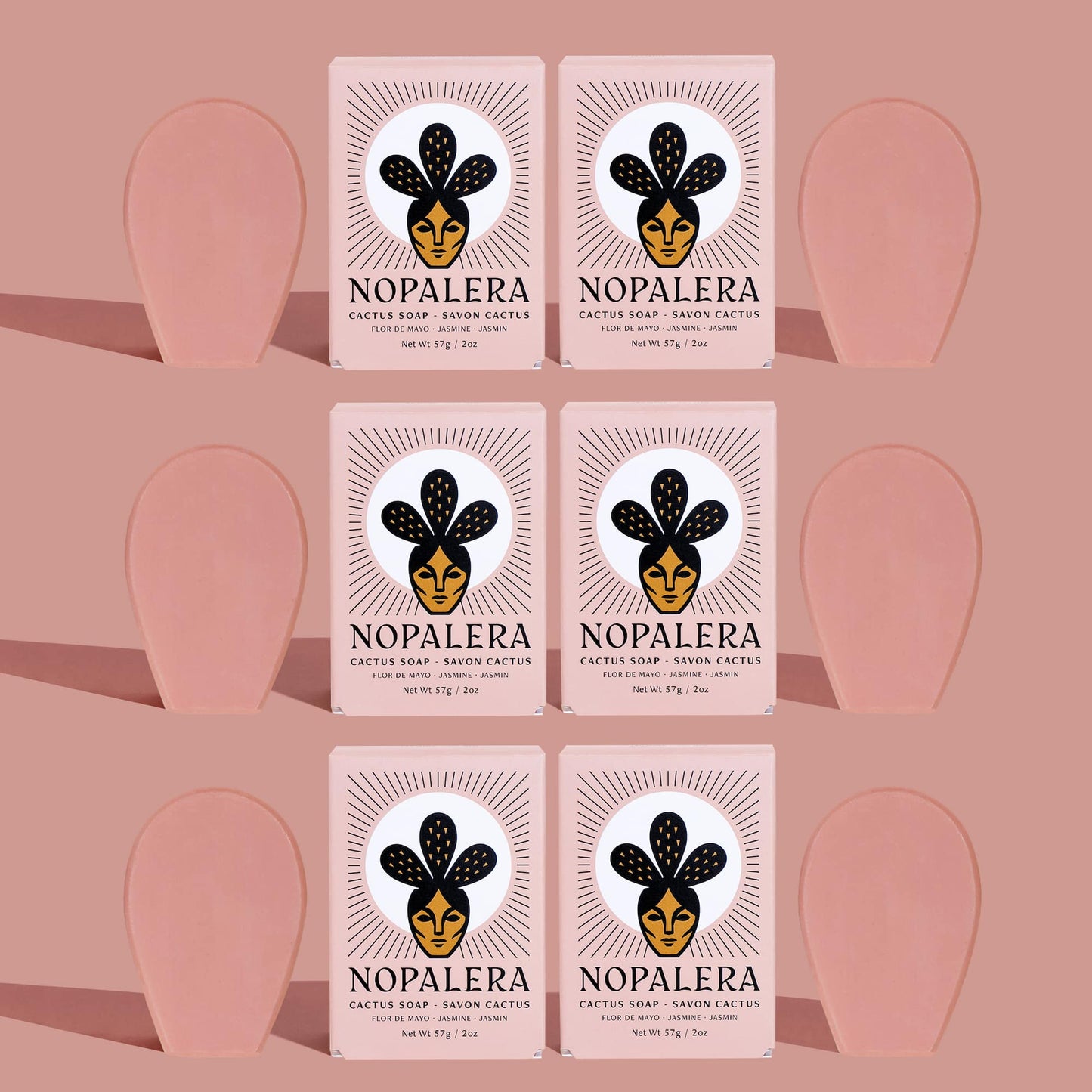 Nopalera Mini 2oz Flor de Mayo Cactus Soap