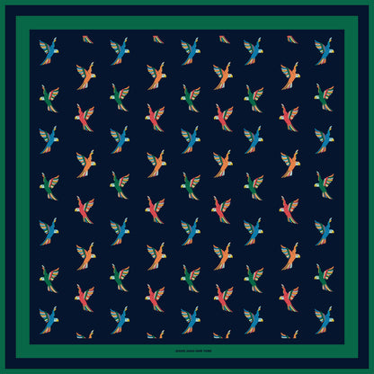 Jessie Zhao Freedom Wings Double Sided Silk Scarf