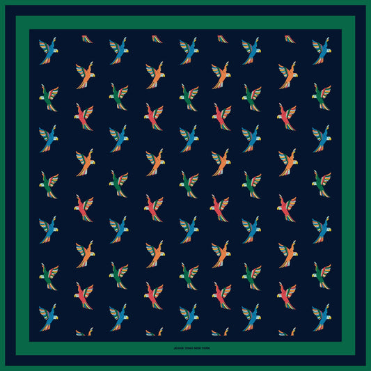 Jessie Zhao Freedom Wings Double Sided Silk Scarf