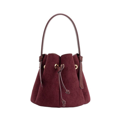 Melie Bianco Laguna Mini Burgundy Recycl Vegan Suede Top