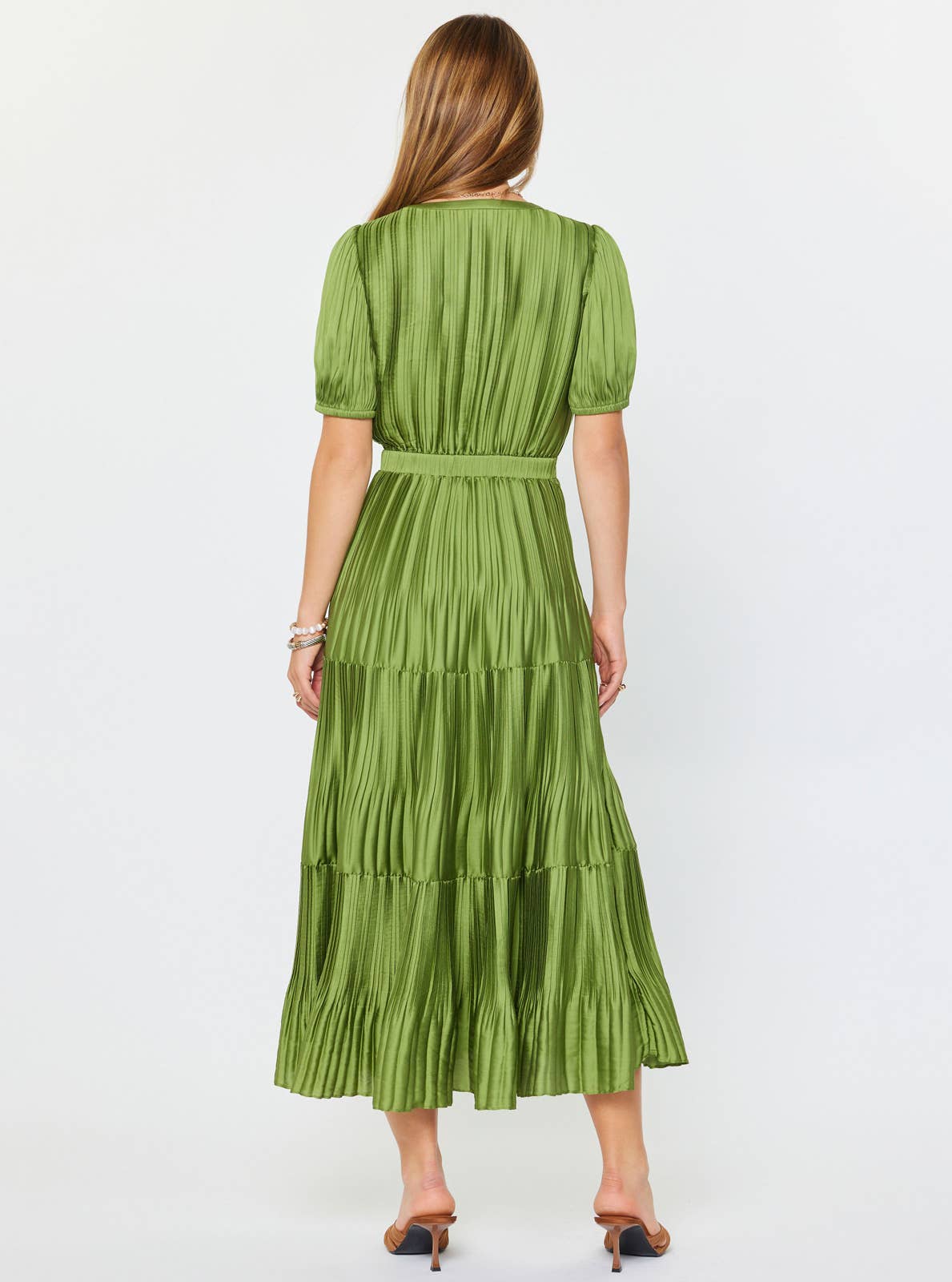 Current Air Pleated Maxi Dress