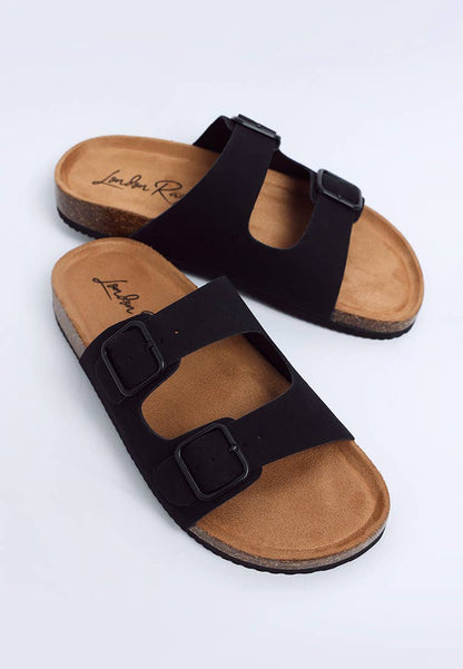 London Rag Gloriosa The Double Strap Slide Sandals