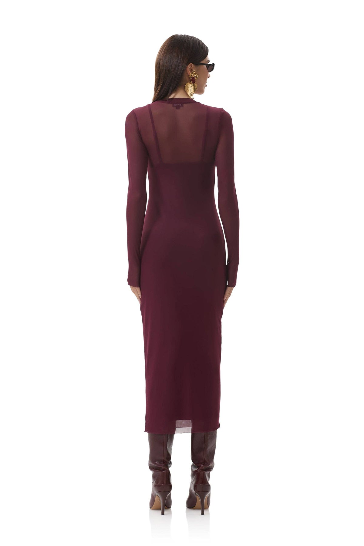 AFRM Ashland Midi Dress - Fig
