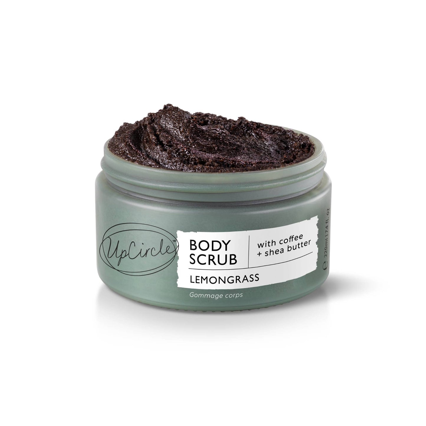 UpCircle Eco Friendly Lemongrass Body Scrub with Coffee + Shea Butter