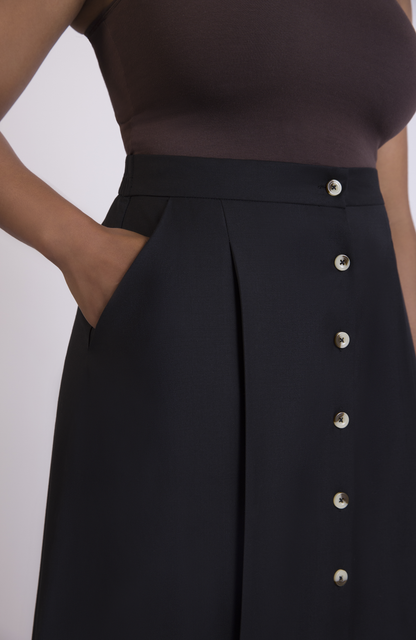 The Wool Midi Skirt