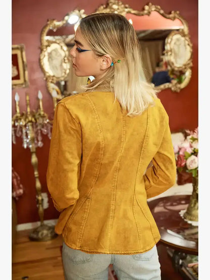 Aratta Colonel French Terry Knitted Blazer Jacket