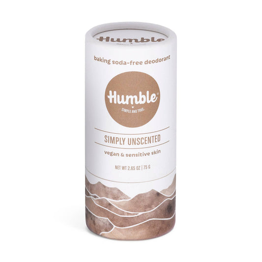 Humble Brands Simply Unscented Vegan & Sensitive Plastic Free Deodorant