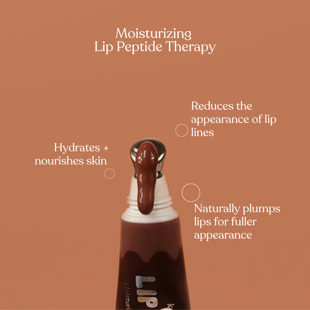 Lip Syrup Moisturizing Peptide Therapy Lip Gloss Deep Rose