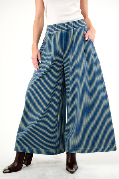 Aratta Alaia Stripe Denim Pants