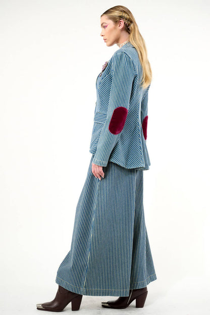 Aratta Alaia Stripe Denim Pants