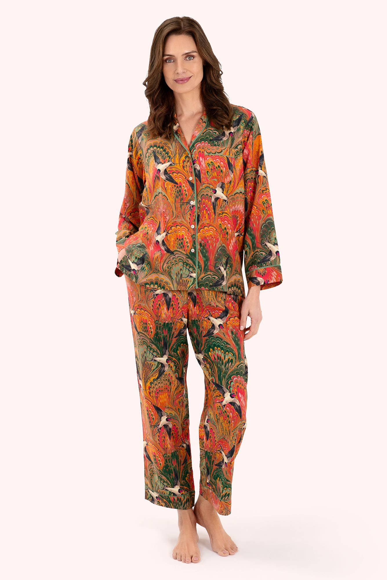 Supersoft Marbled Swallows Pyjamas - Medium