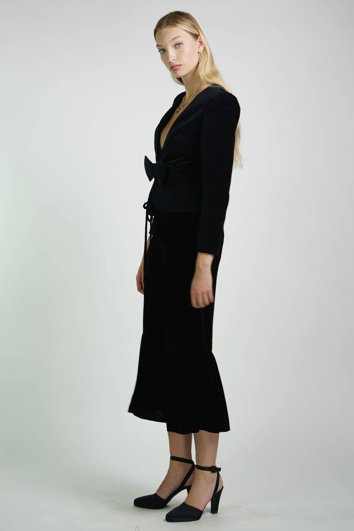 Kristinit Antonina black Velvet Jacket