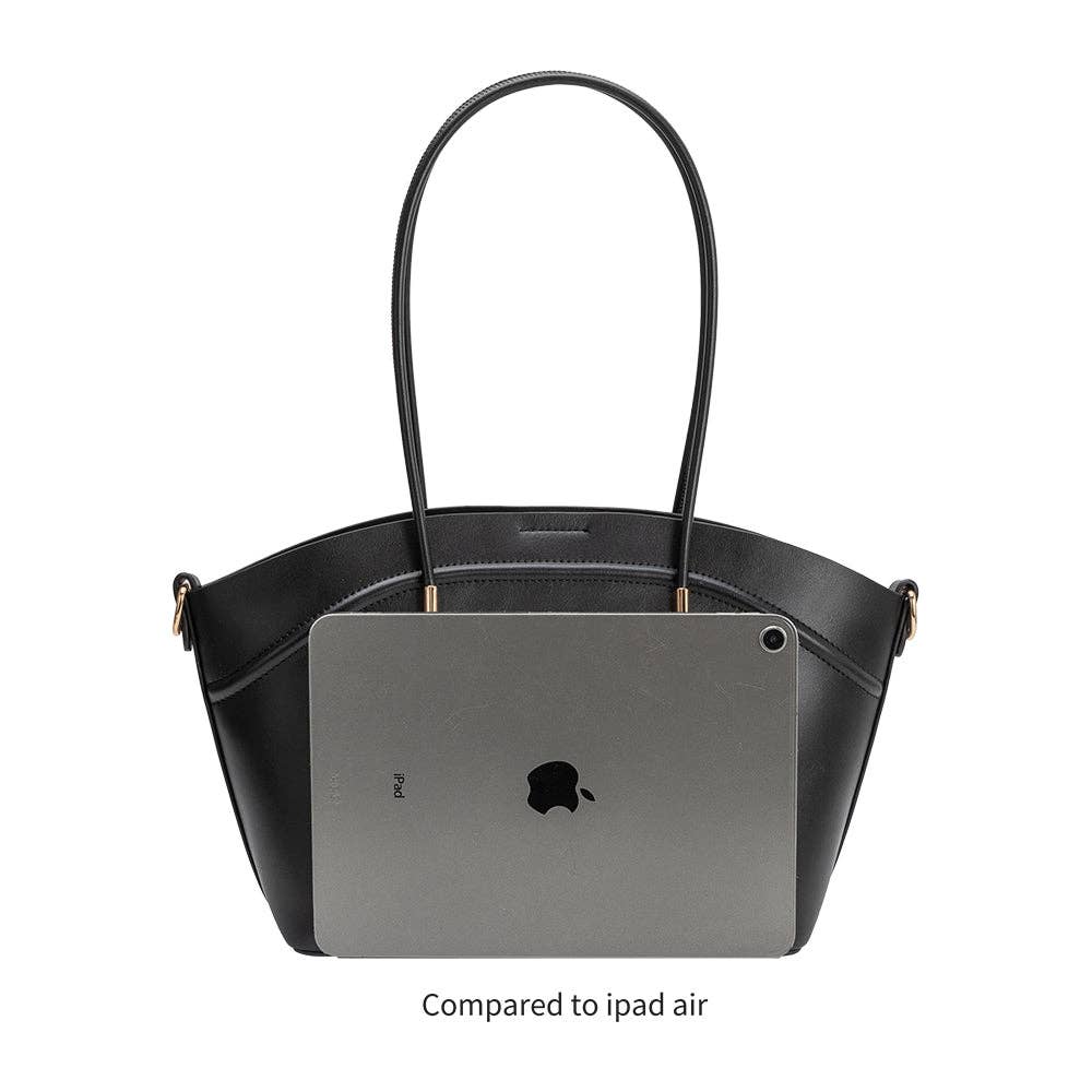 Melie Bianco Hazel Mint Recycled Vegan Leather Tote Bag