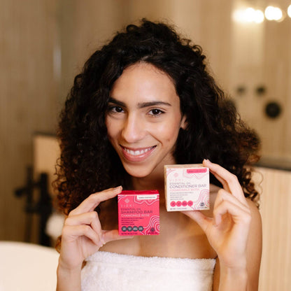 Rice Water Conditioner Bar | Chamomile Rose EO | Dry Hair