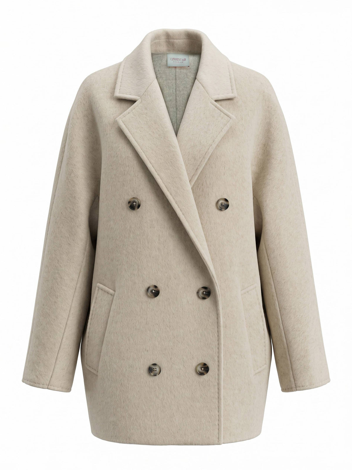 Current Air Double Breasted Wool Coat