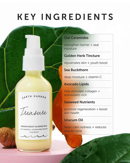 Earth Harbor Naturals TREASURE Barrier Boost Glazing Milk