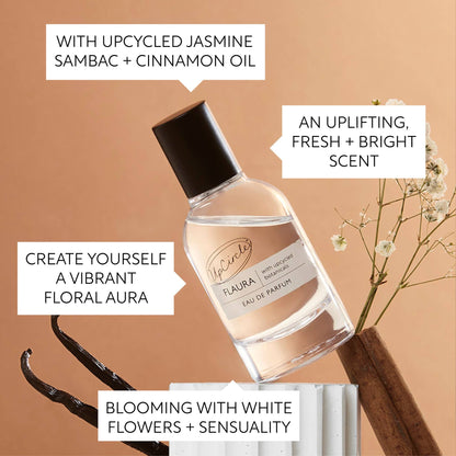 UpCircle Flaura Eau de Parfum - Upcycled Eco-Friendly Vegan Fragrance