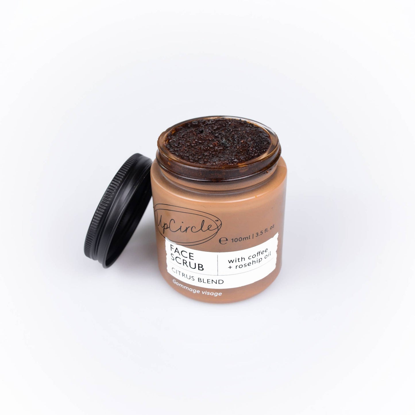 UpCircle Zero Waste Vegan Face Scrub with Coffee + Rosehip Citrus blend Exfoliator