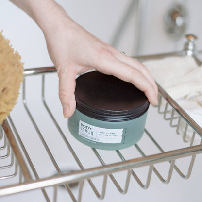 UpCircle Eco Friendly Lemongrass Body Scrub with Coffee + Shea Butter