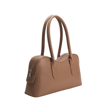 Melie Bianco Tilda Mocha Recycled Vegan Leather Shoulder Bag
