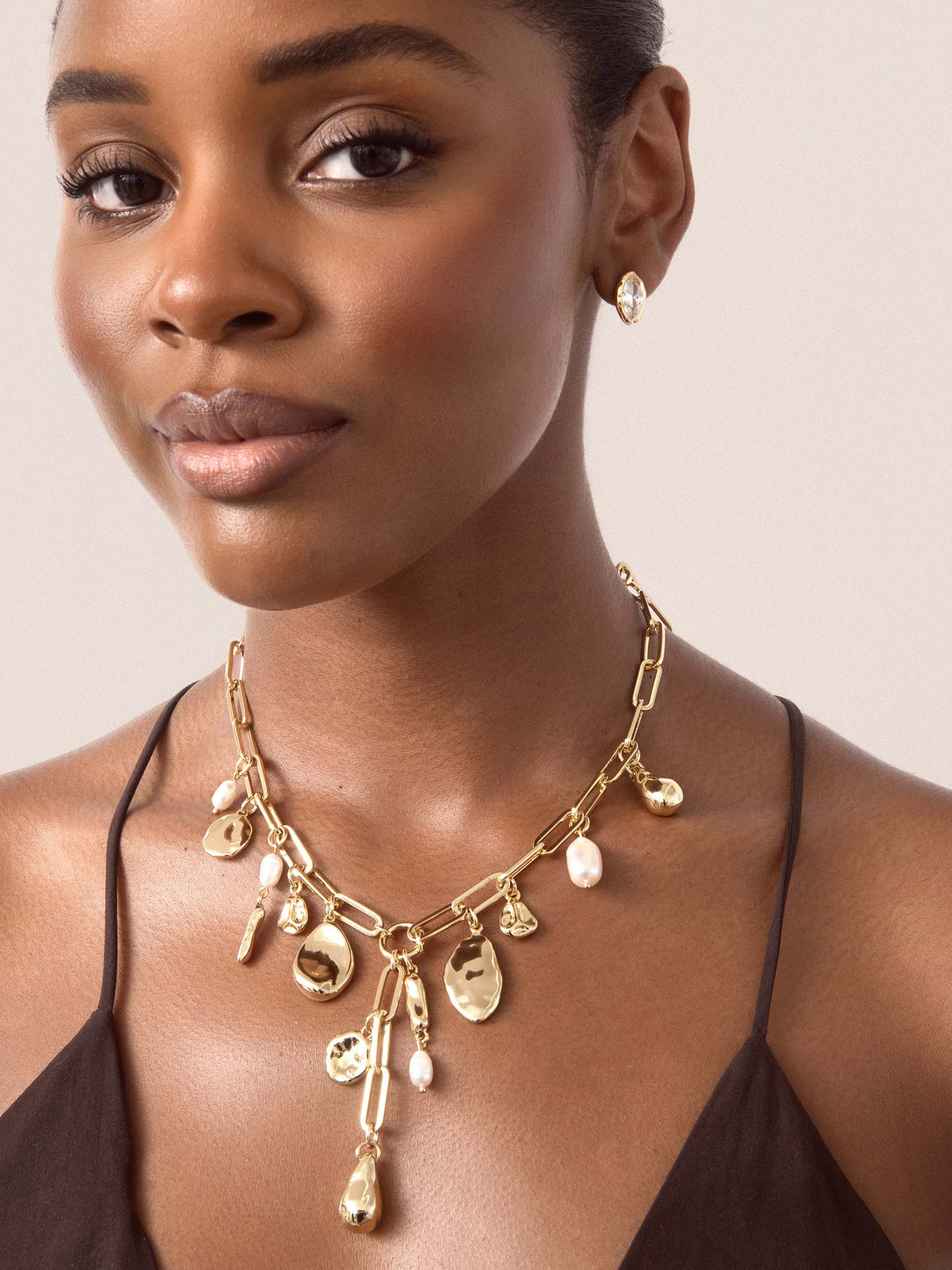 Ettika Crystal Luxe Mini Stud Earrings