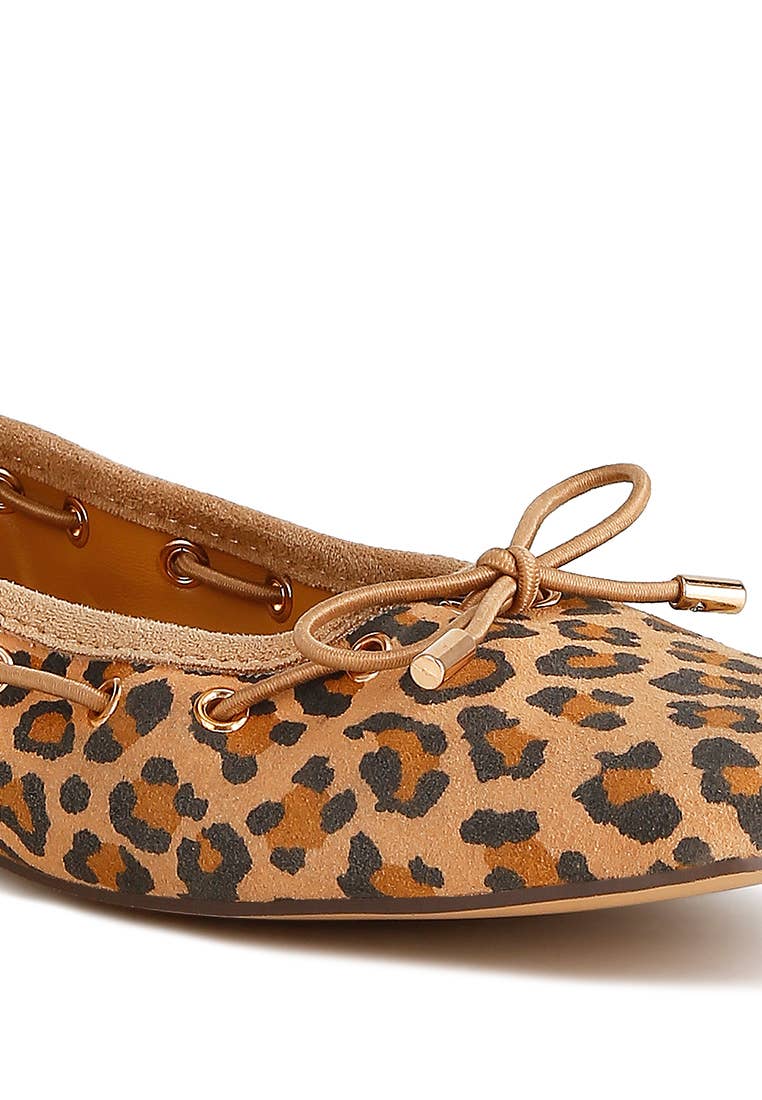 London Rag Darlow Drawstring Bow Ballerinas