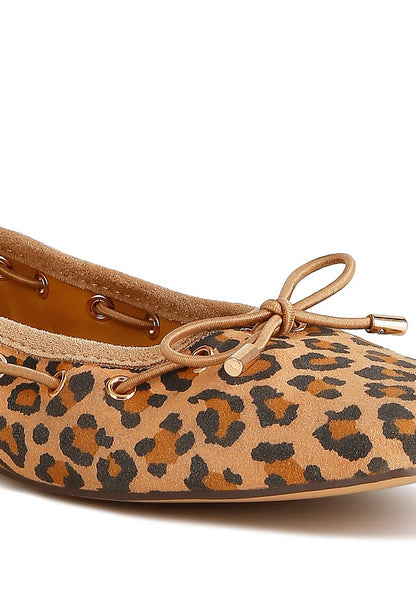 London Rag Darlow Drawstring Bow Ballerinas